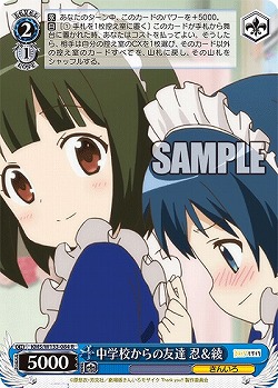 中学校からの友達 忍&綾 【KMS/W133-084R】